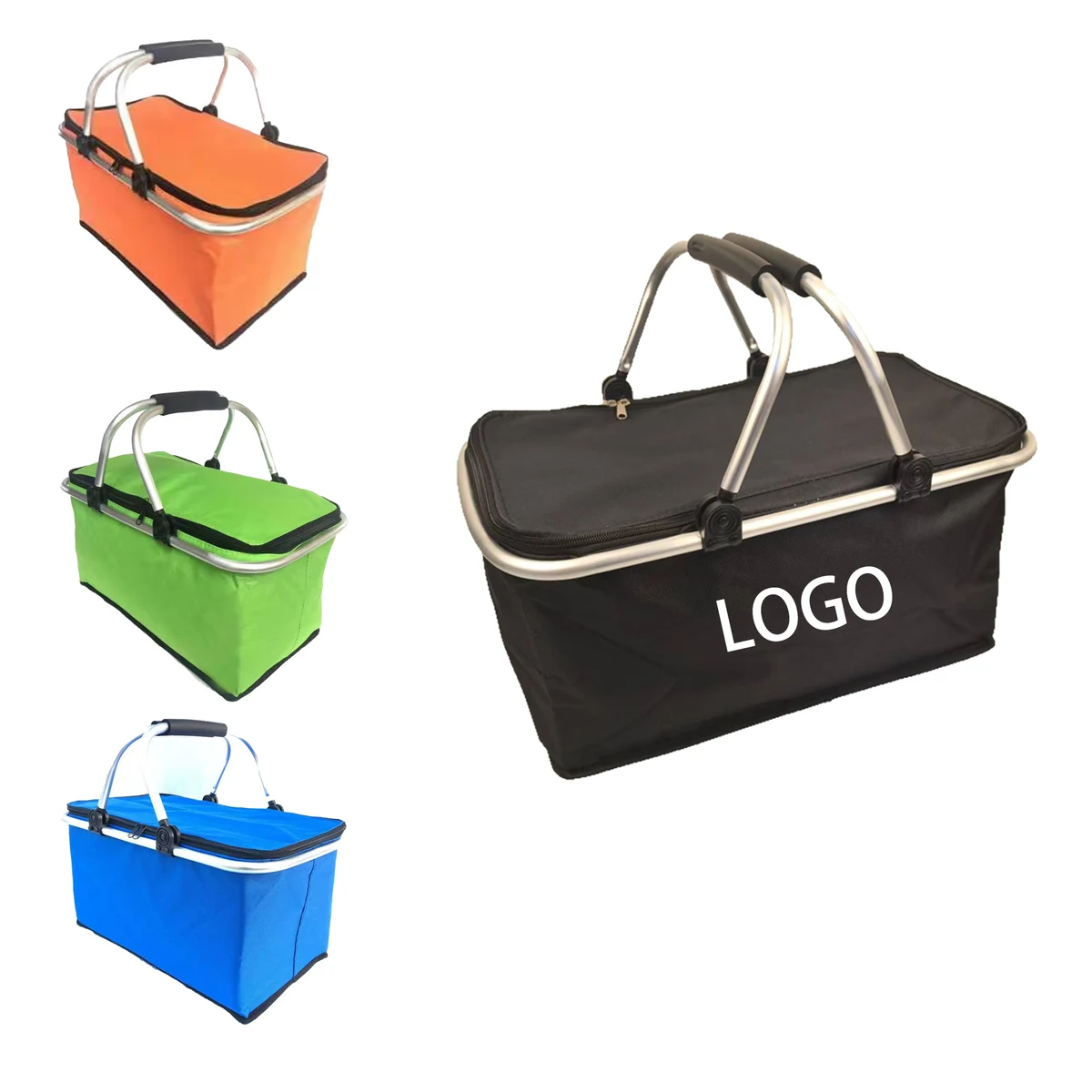 Collapsible Insulated Camping Basket Durable Oxford Fabric 1