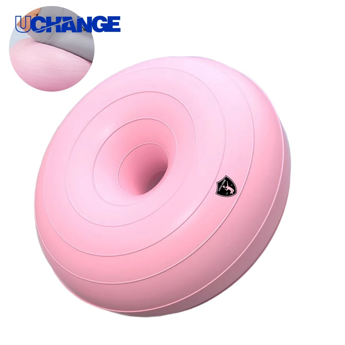 Anti-Burst Massage Yoga Ball with Textured Finish 1