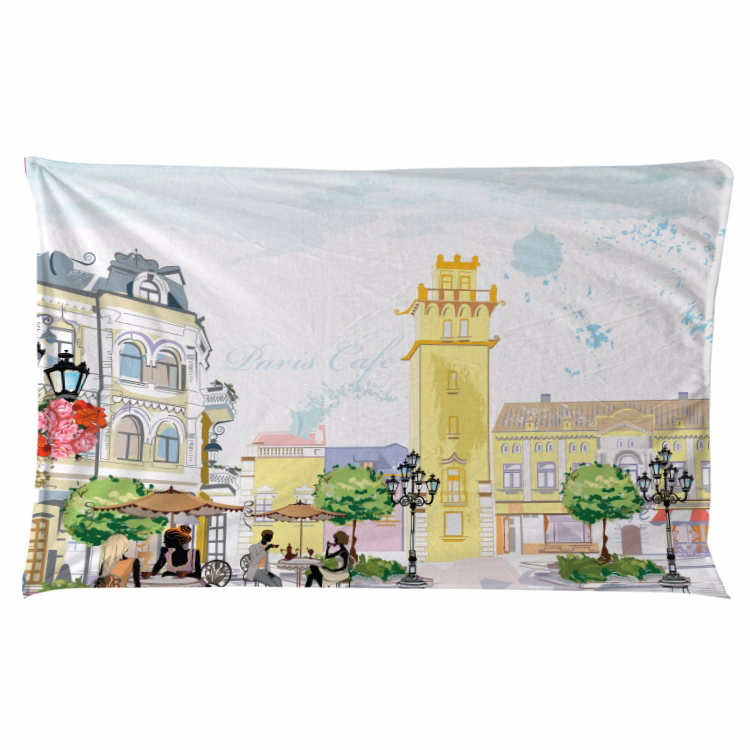 Medium Heavy Fleece Full Color Blanket