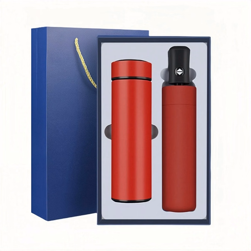 Gift Set-Thermal Flask& Automatic Umbrella