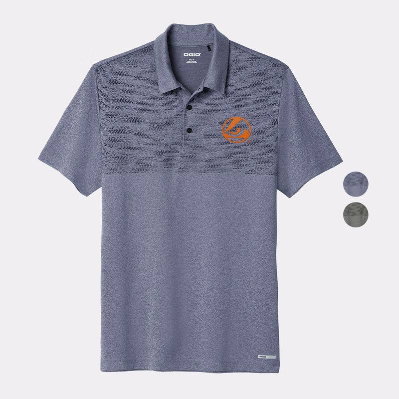 OGIO® Men's 3-Snap Placket Polo T-Shirt