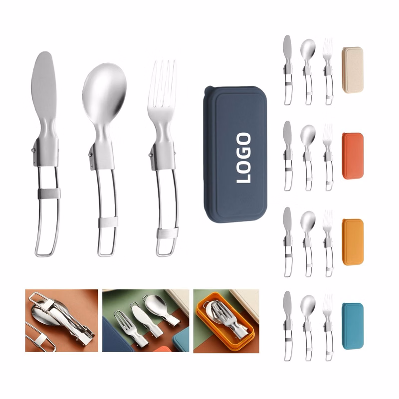 Stainless Steel 3-Piece Travel Utensil Set