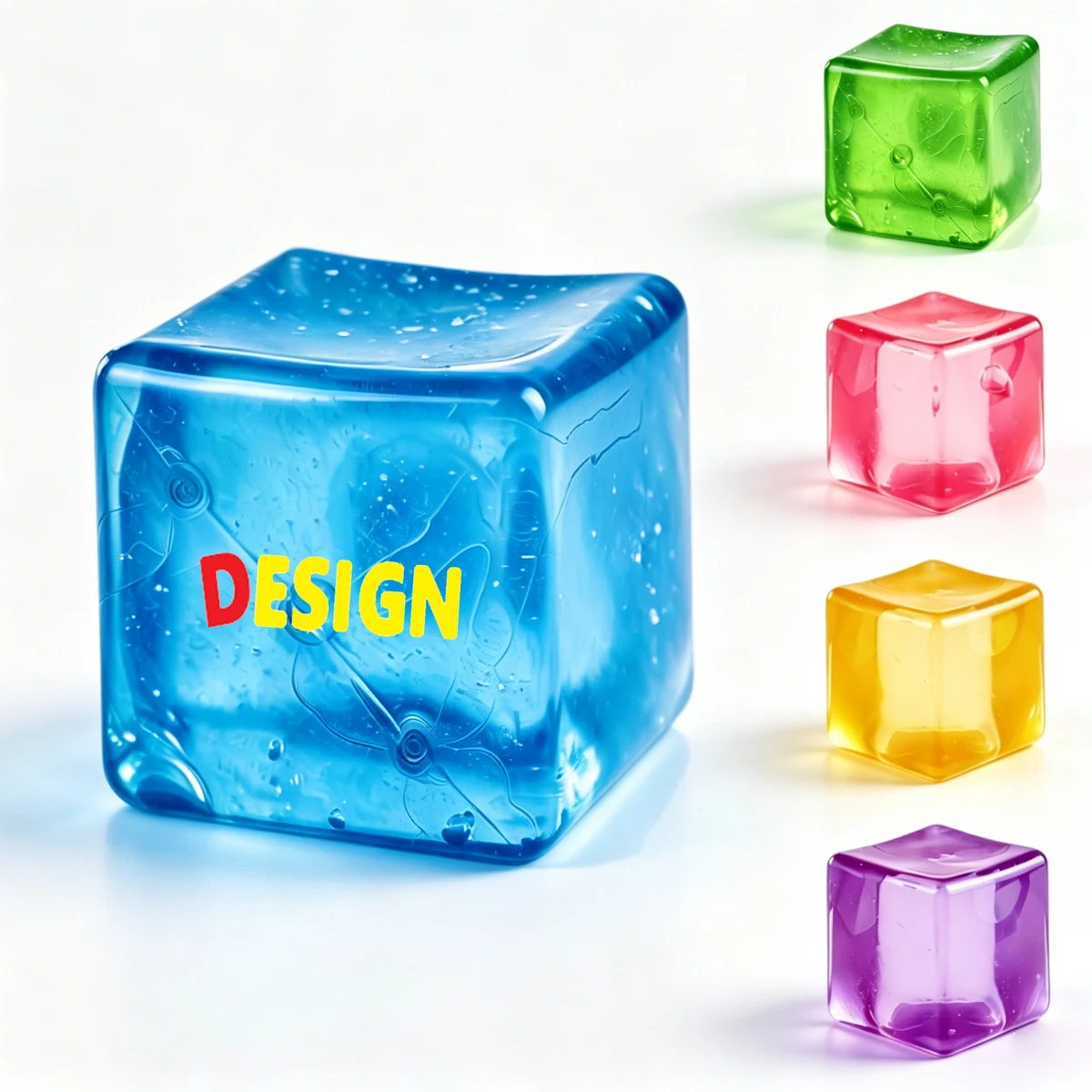 Squishy Jelly Cube Slow Rising Toy For Home Office 1