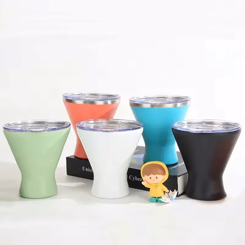 10oz Travel Mini Stainless Steel Car Water Glass Martini Cup