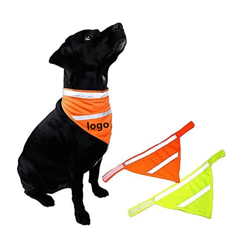 High Visibility Safety Scarf Dog Bandana 1