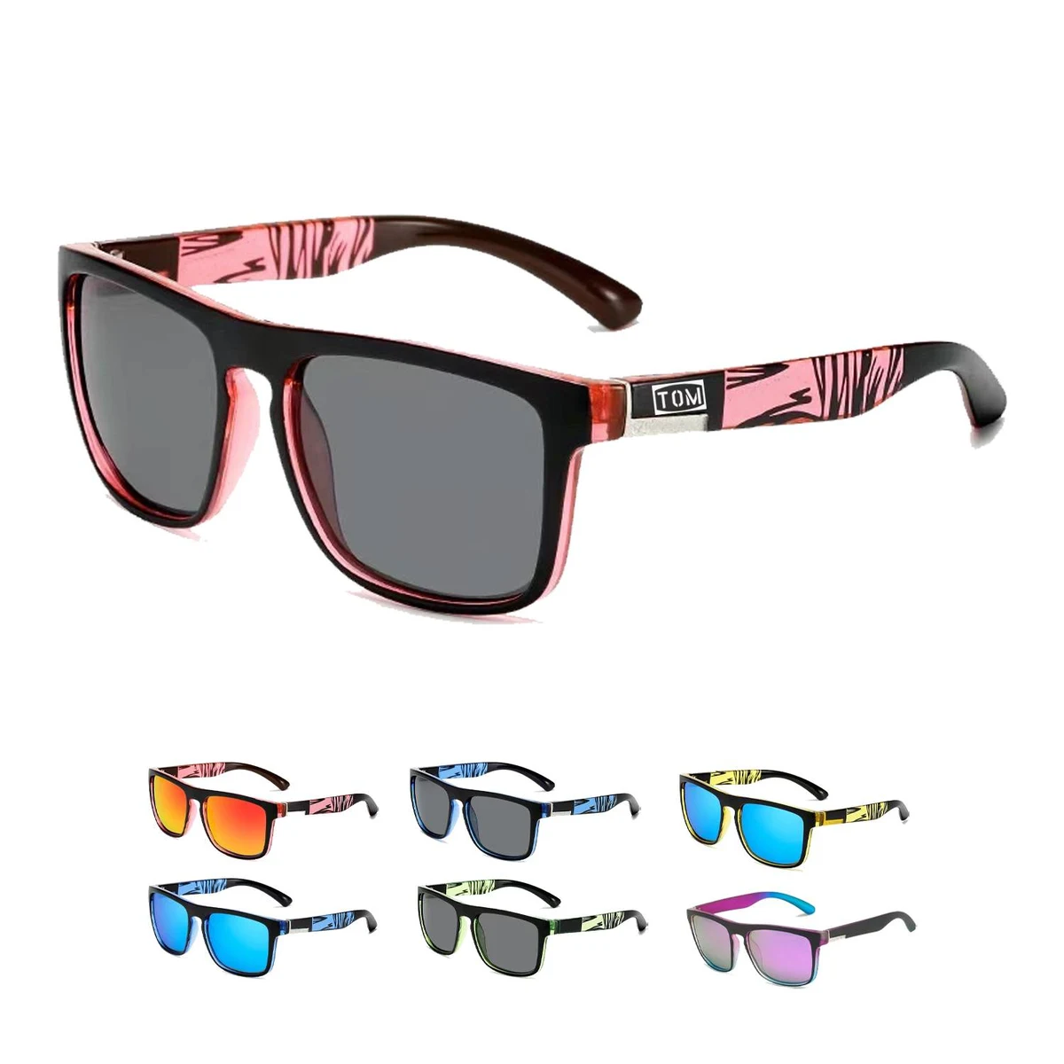 Outdoor Cycling D731 Men's Square Polarized Sunglasses 1