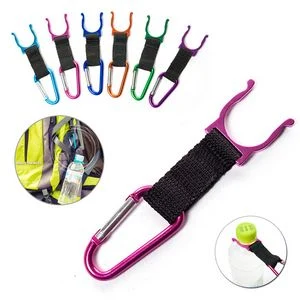 Versatile Carabiner Bottle Holder With Strap and Keyring 1