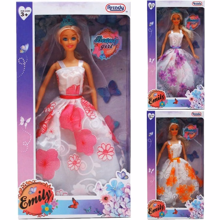 Emily Wedding Dolls Three Assorted - 11.5"