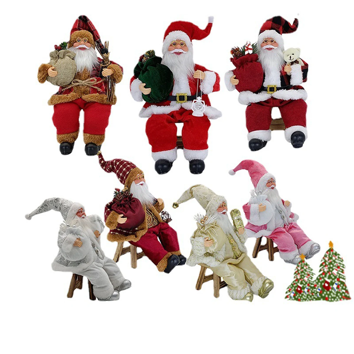 Lovely Christmas Santa Claus Costume 1