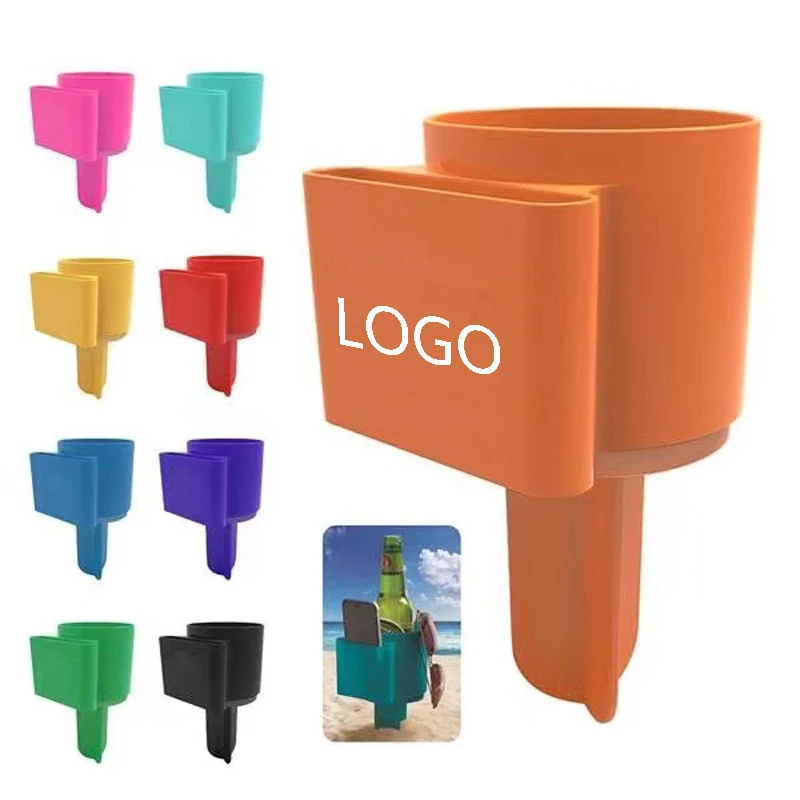 Beach Cup Holders W/the Phone Pocket 1