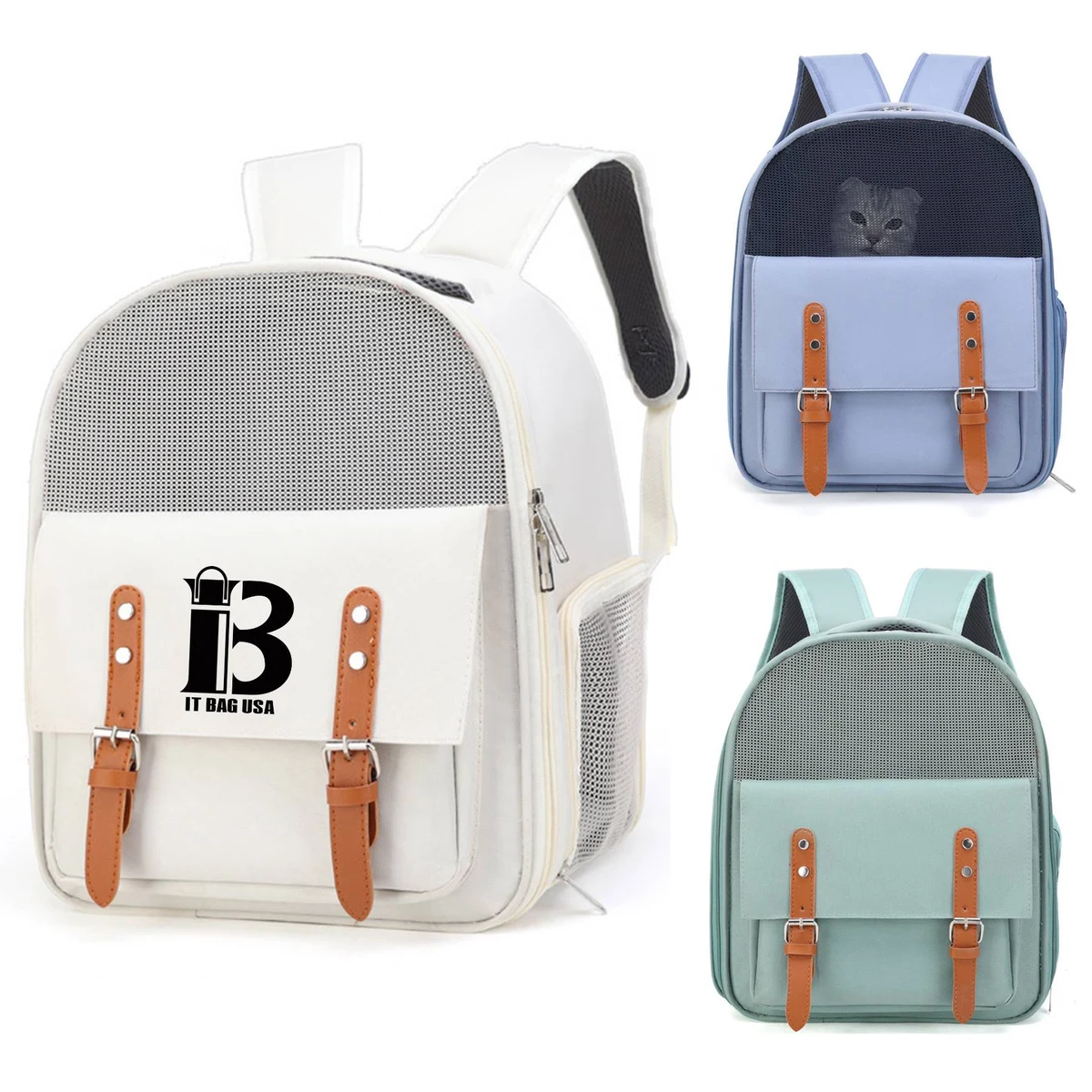 Pet Carrier Backpack with Breathable Design for Cat 1