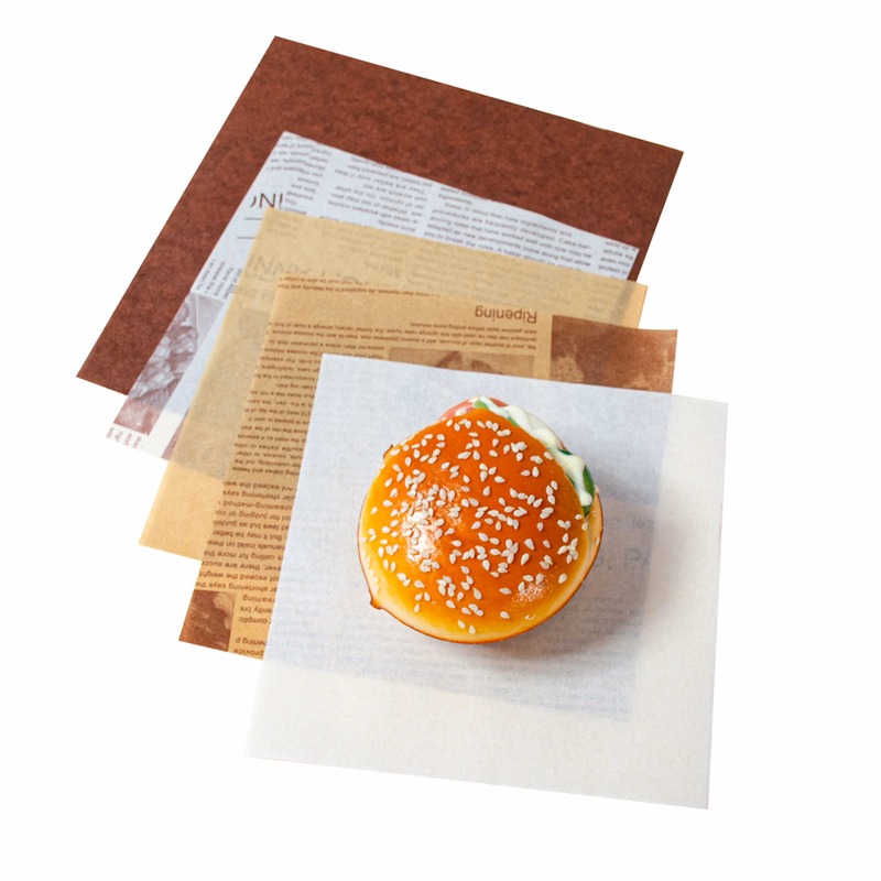 Hamburger Sandwich Wrapper Paper