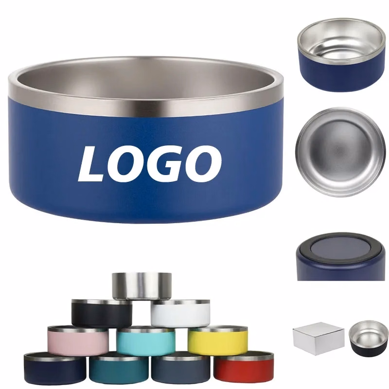 64 oz Non Slip Stainless Steel Dog Bowl
