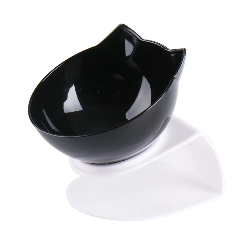 Pet Food Water Feeder Bowl For Cats And Dogs, 15 Degree Tilted Design Neck Guard 1