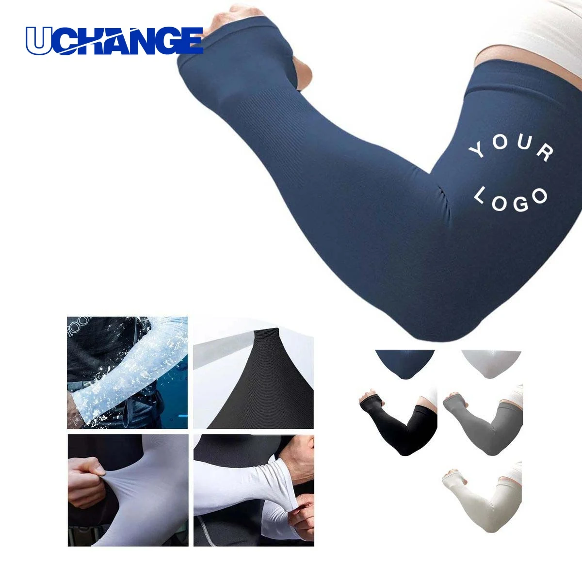 Cooling Arm Sleeves Cover with UV Protection Nylon for Outdoor Use 1