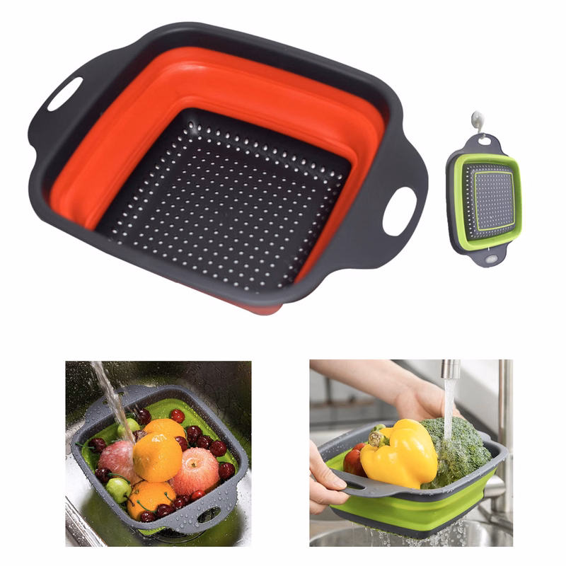 Custom Fodble Vegetables-fruit Drain Basket