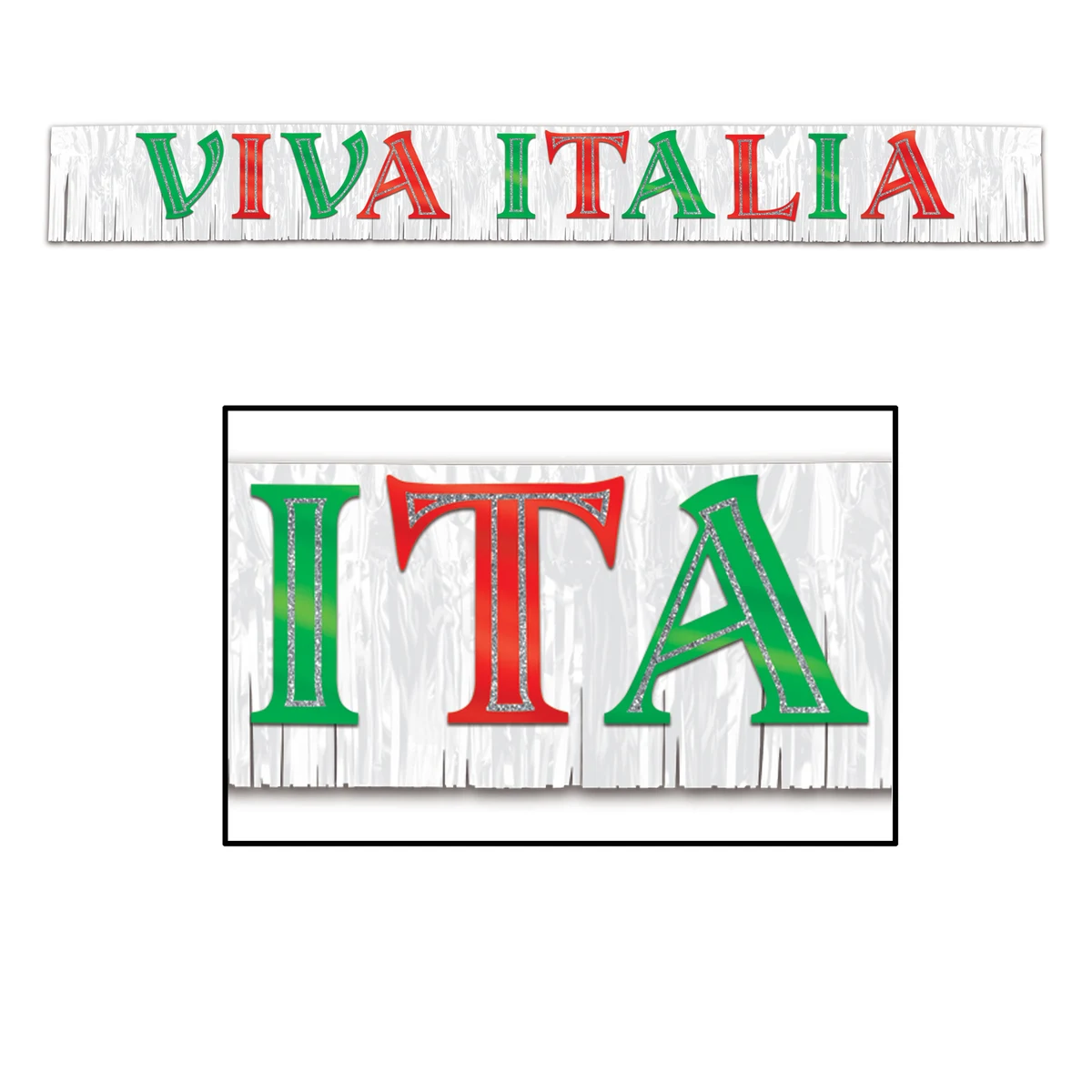 Metallic Viva Italia Banner 1