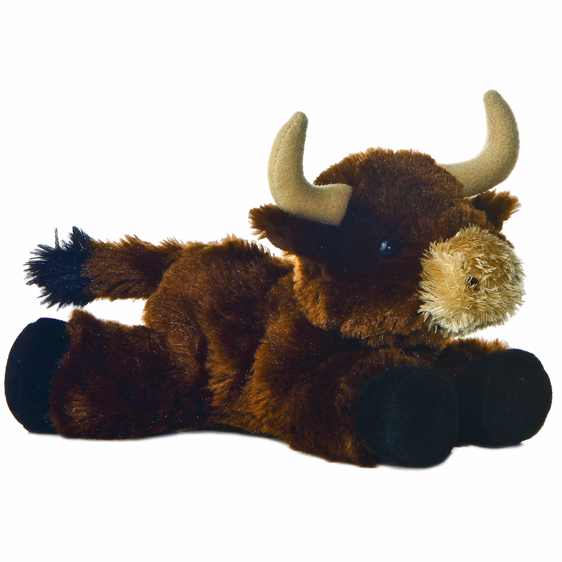 8" Brown Bull