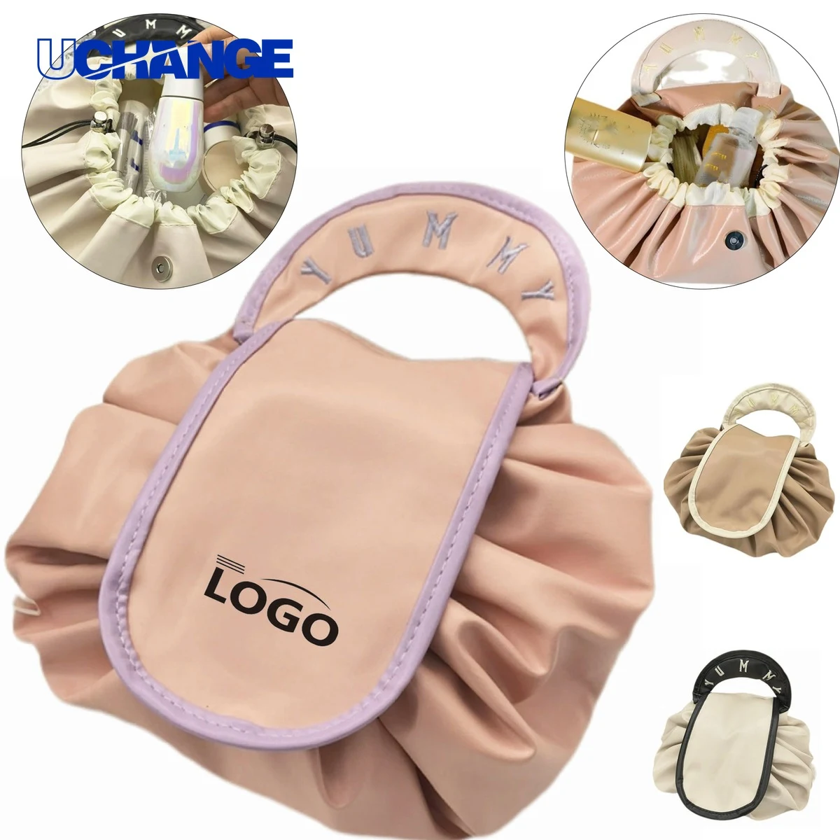 Lazy Drawstring Cosmetic Organizer Bag 1