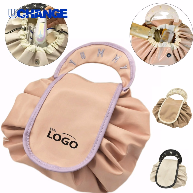 Lazy Drawstring Cosmetic Organizer Bag