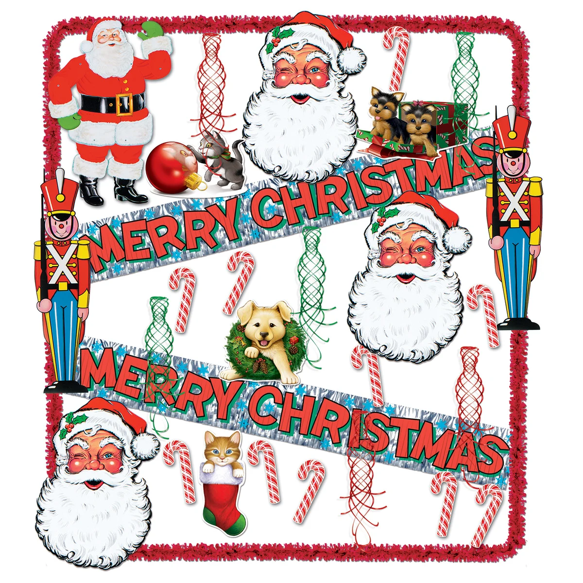 Flame Resistant Christmas Trimorama 1