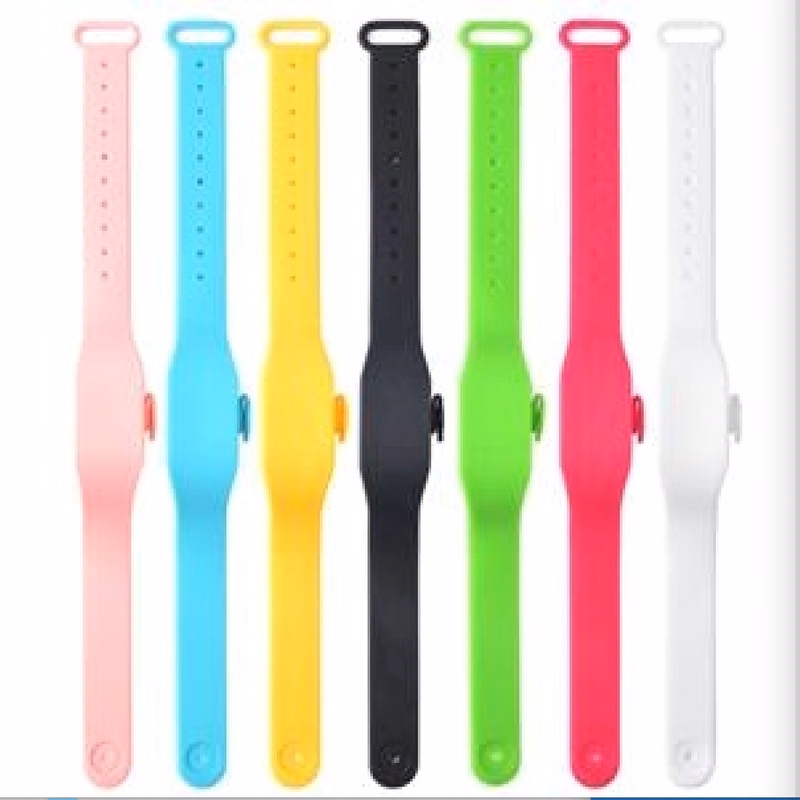 Wristband Hand Sanitizer Dispenser Set Gel Storage Bracelet