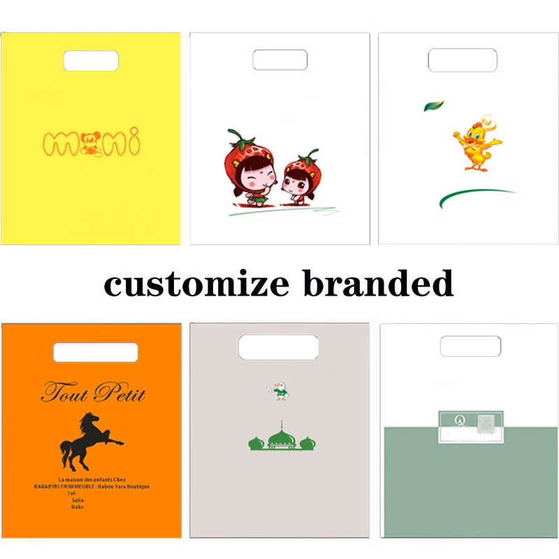 Four-Finger Flat Pockets Shopping Clothing Handbags