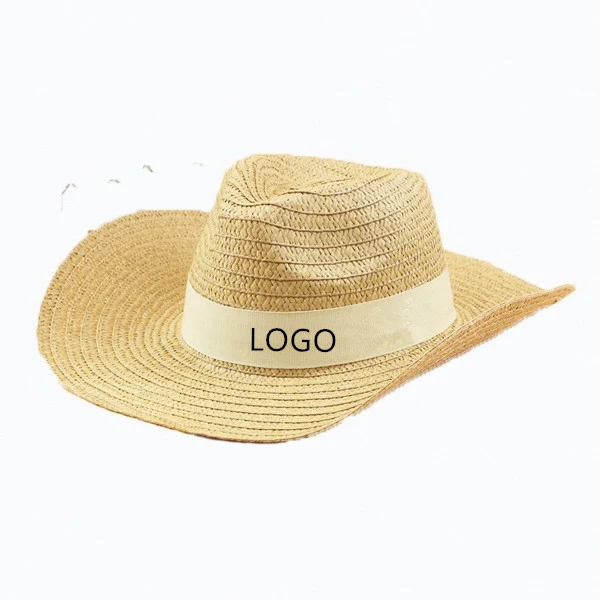 Summer Straw Cowboy Panama Hat 1