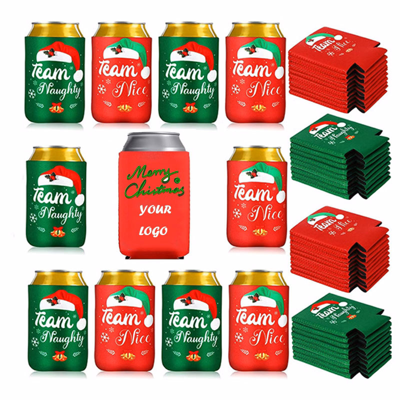 Advertising Gifts Christmas Theme Reusable Stubby Holder