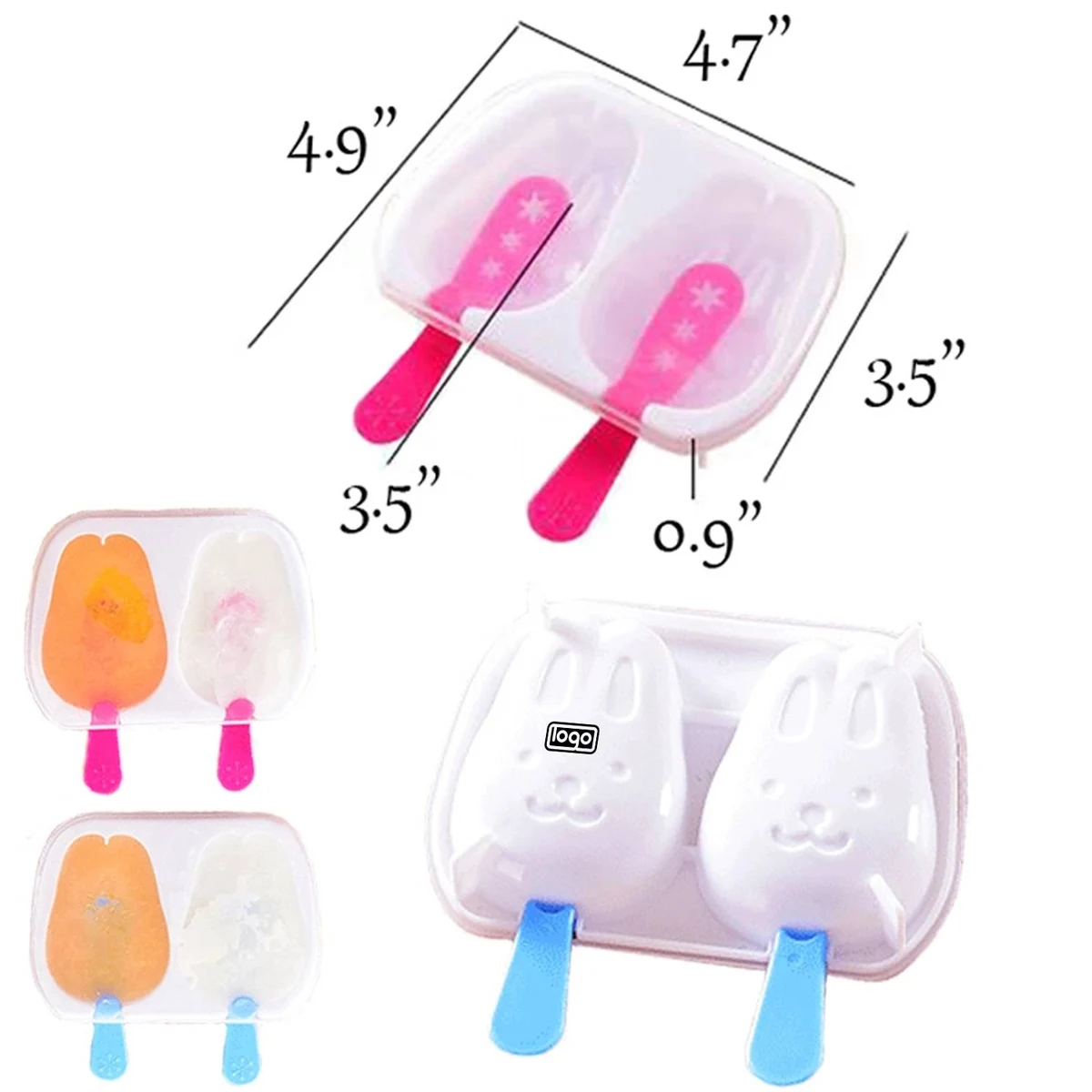 Frozen Ice Popsicle Mold with Lid 1
