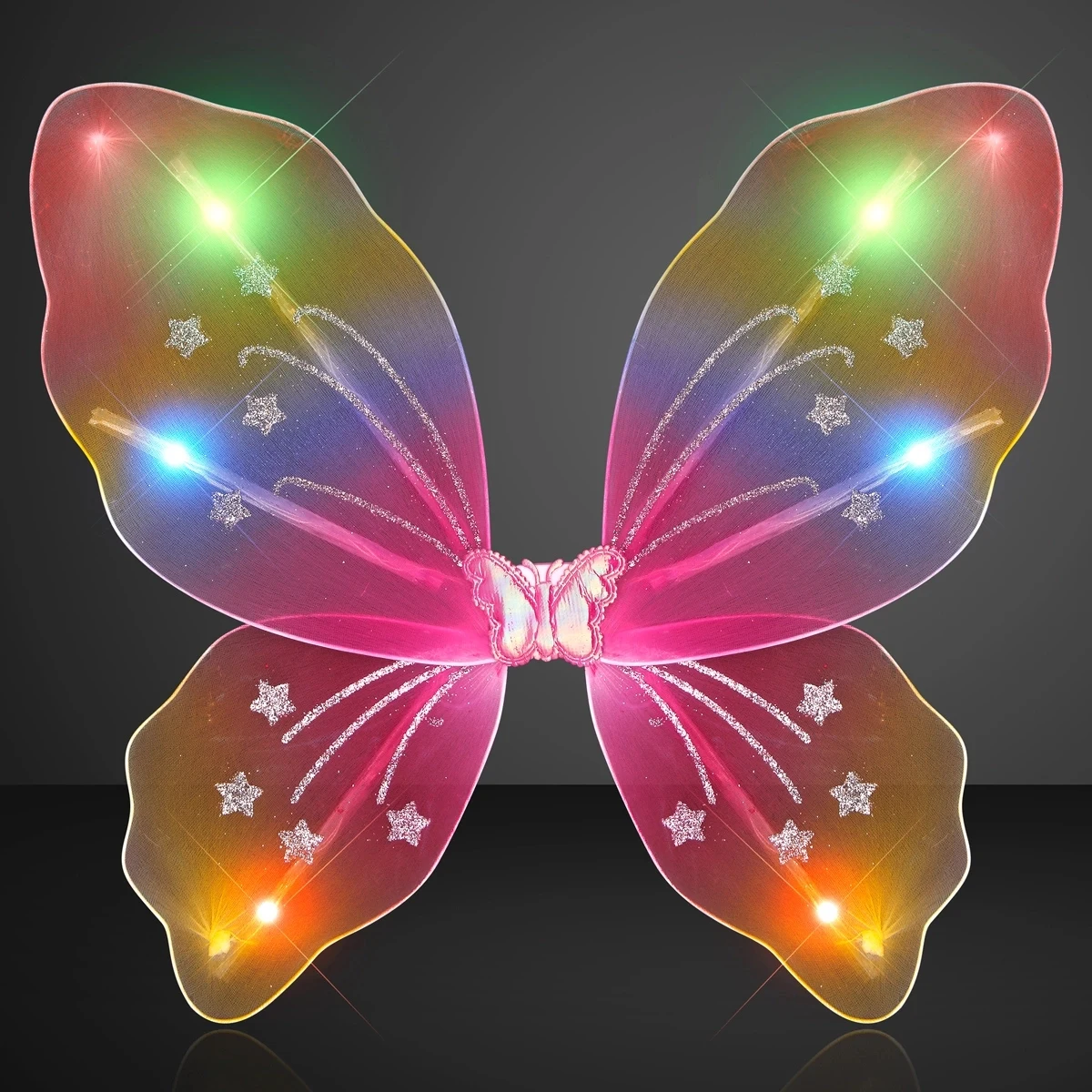Rainbow LED Fairy Wings 1