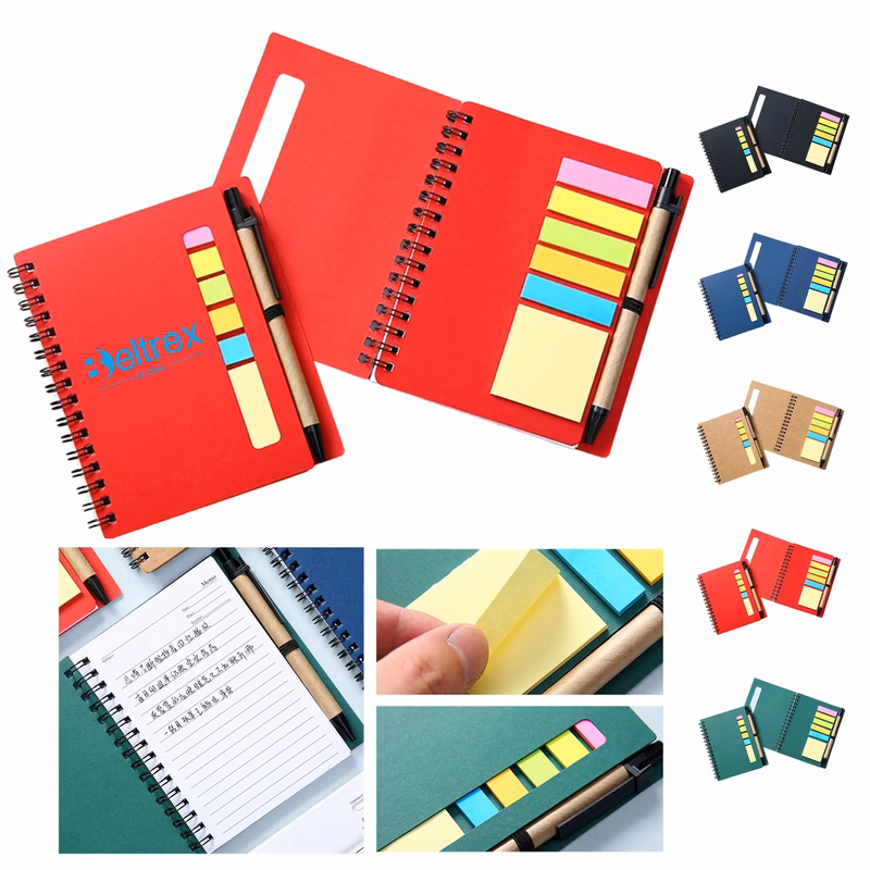 Eco Friendly Kraft Notepad with Color Options