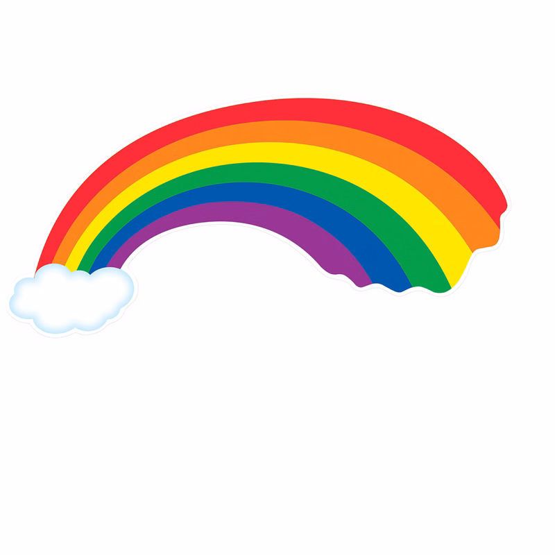 Rainbow Cutout