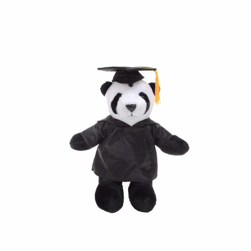 Soft Plush Panda in Graduation Cap & Gown Stuffed Animal