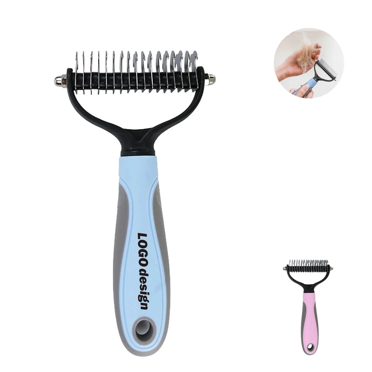 Pet Grooming Brush Dematting Undercoat Rake Comb MOQ 50 PCS 1