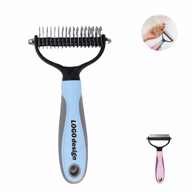 Pet Grooming Brush Dematting Undercoat Rake Comb MOQ 50 PCS