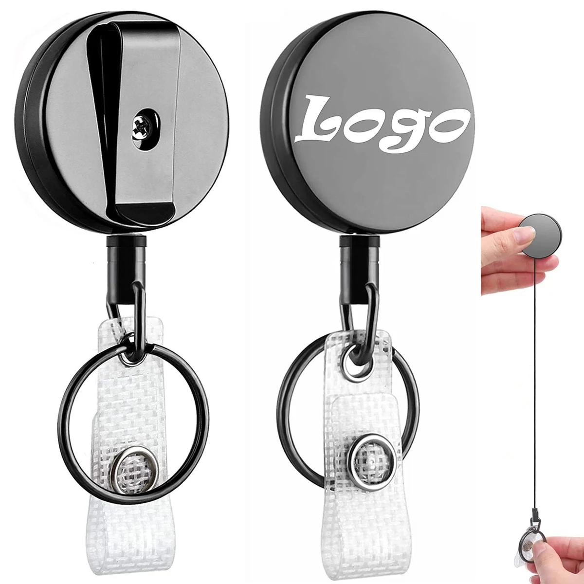 Badge Reel Keychain 1