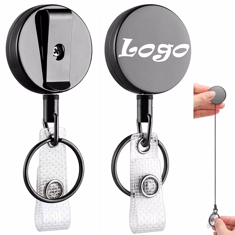 Badge Reel Keychain