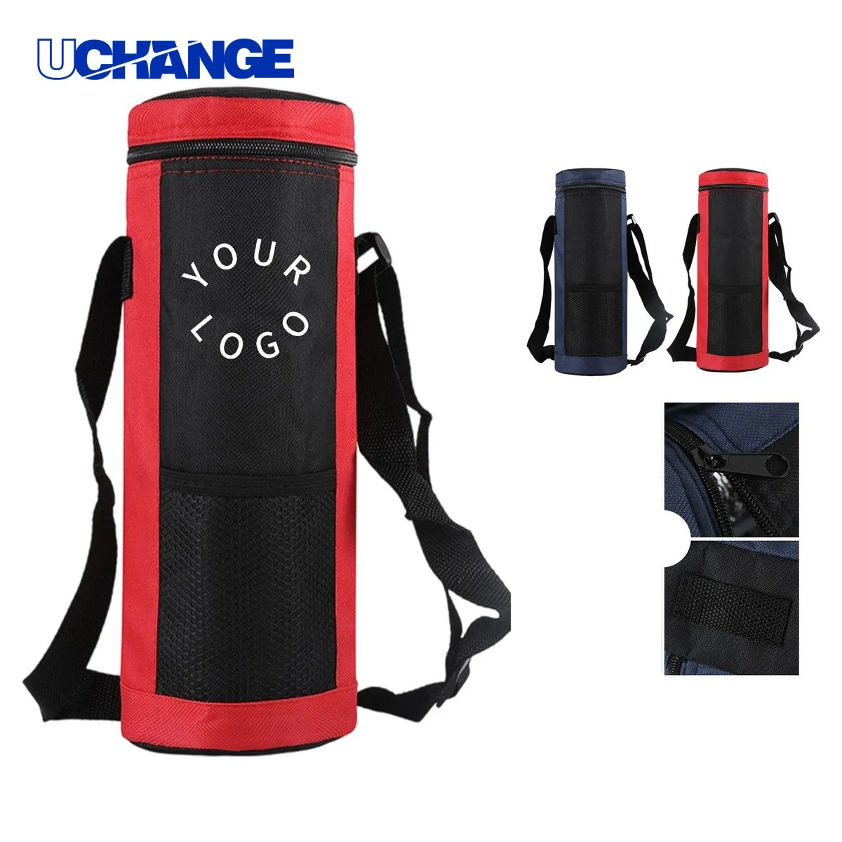 Insulated Bottle Holder Carrier with Thermal Interior 1