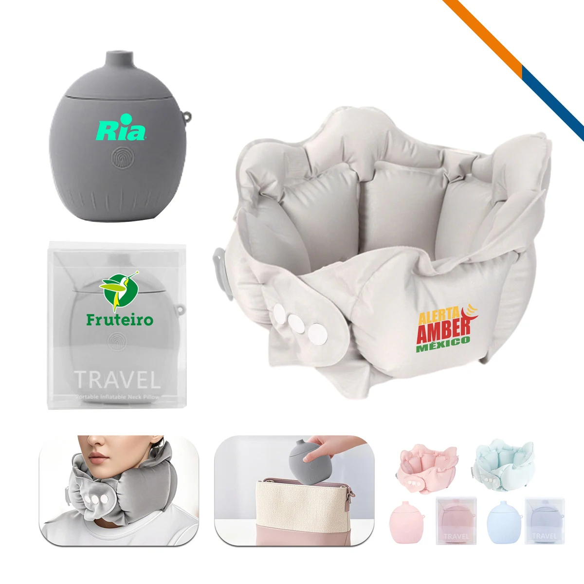 AirNape Portable Self Inflatable Neck Pillow 1