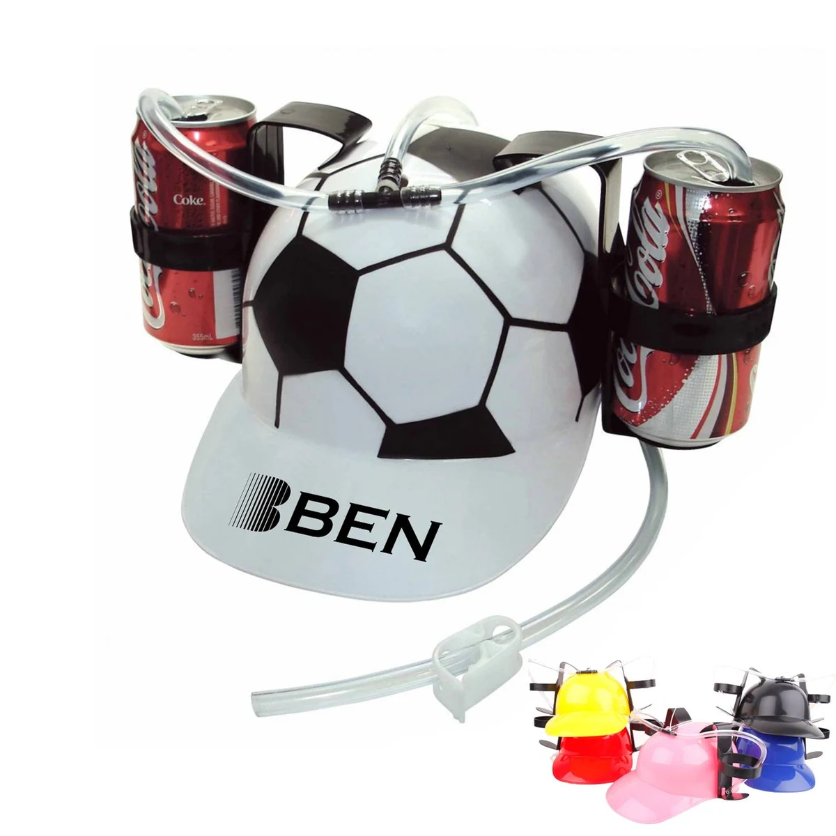 Innovative lazy drink hat 1