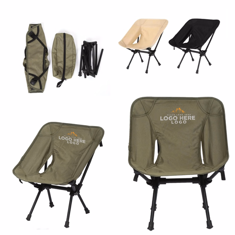 MOQ 50 Portable Folding Camping Chair Compact And Durable