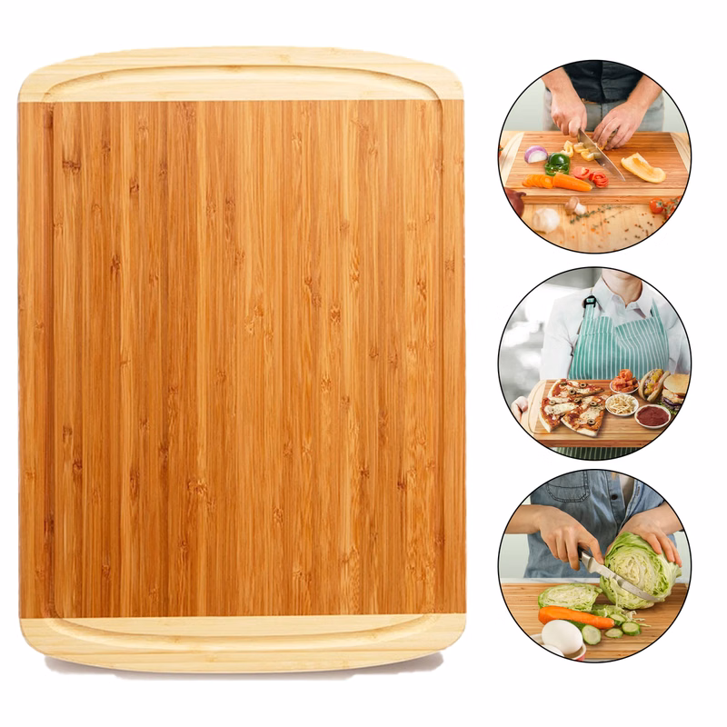 Organic Extra Large Bamboo Cutting Board