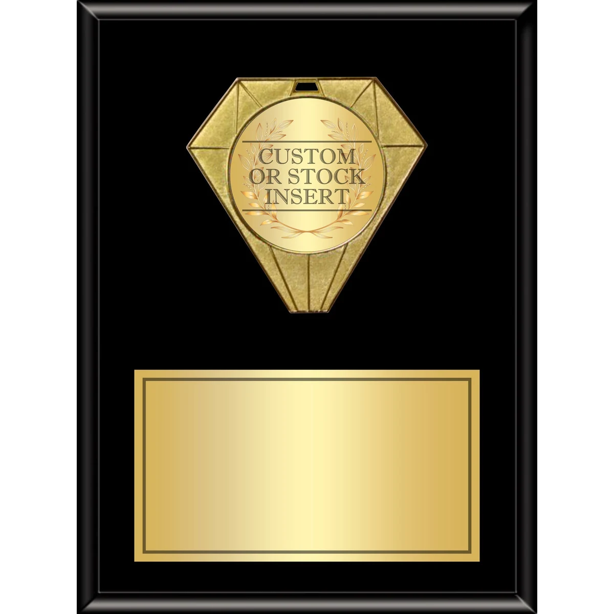 Jewel Plaque Series Vertical Plaque 1