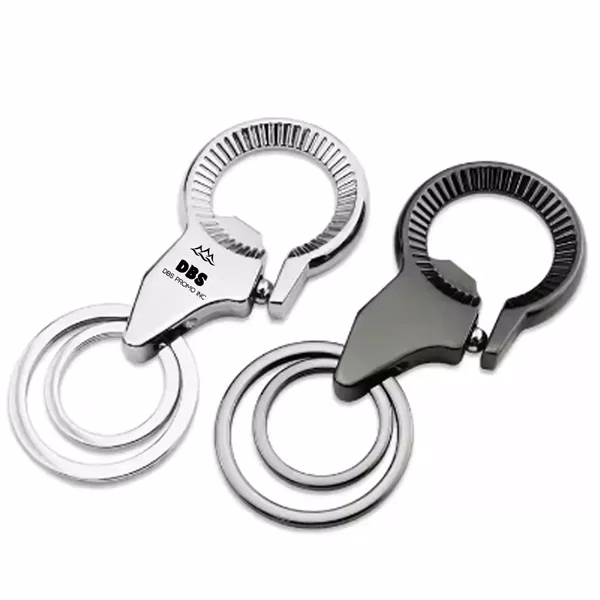 Handcuff-Shaped Keychain