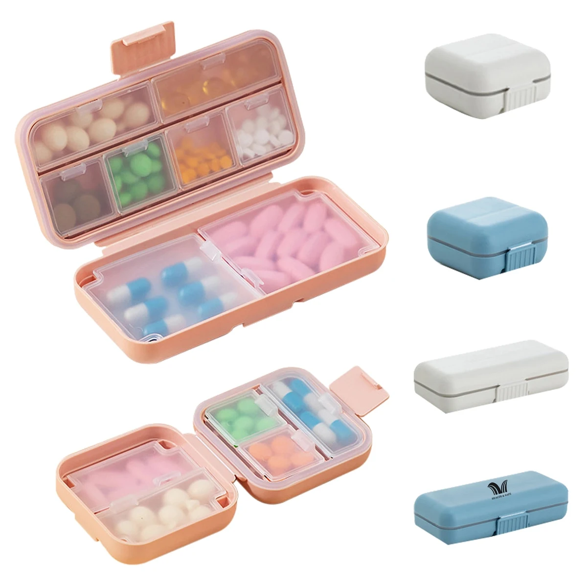 Mini Pill Organizer 7 Day 1