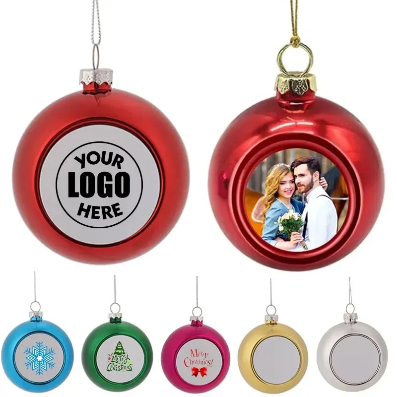 Sublimation Christmas Tree Hanging Balls Ornaments 1