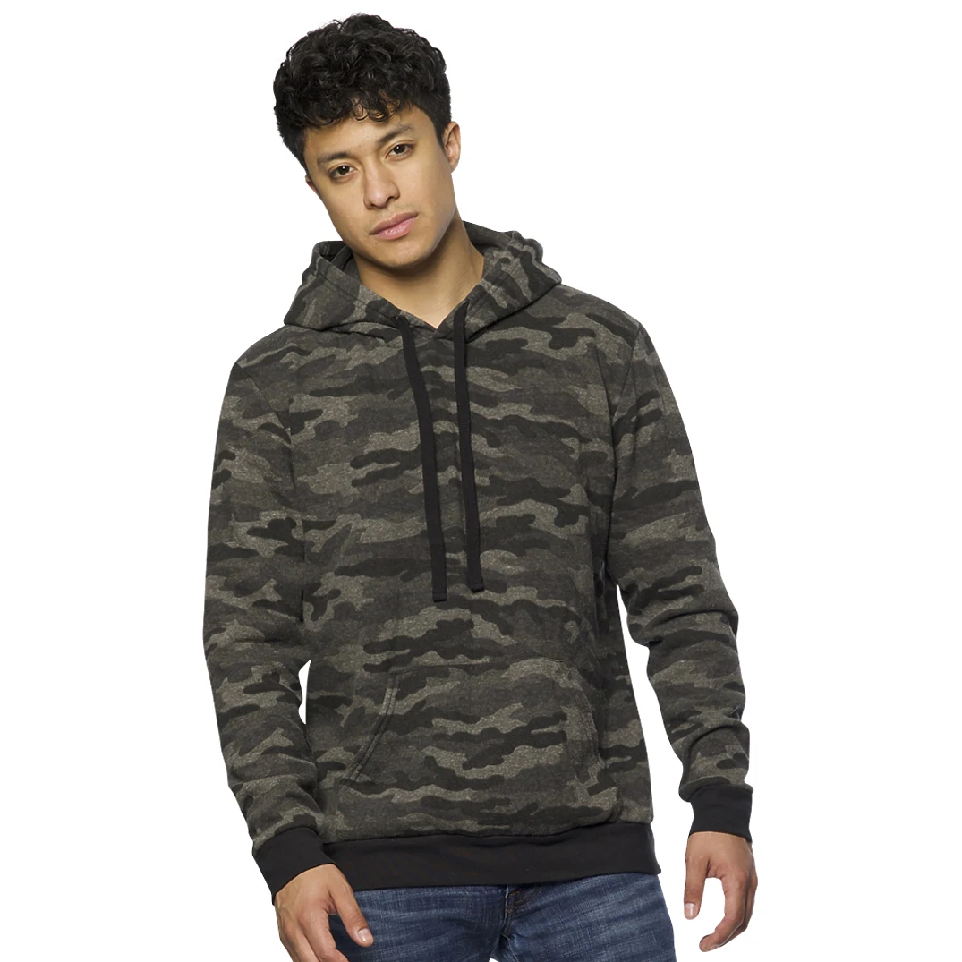 Unisex Triblend Pullover Camo Hoody 1