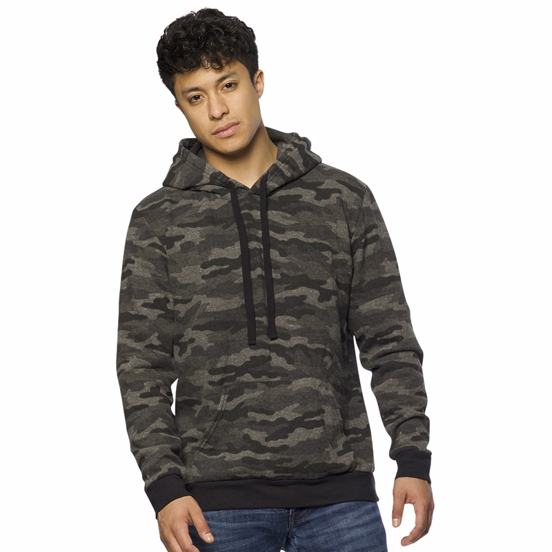 Unisex Triblend Pullover Camo Hoody