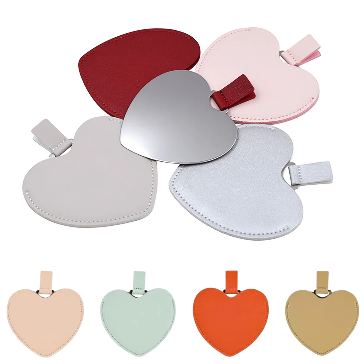 Shatterproof Mirror with PU Leather Cover 1